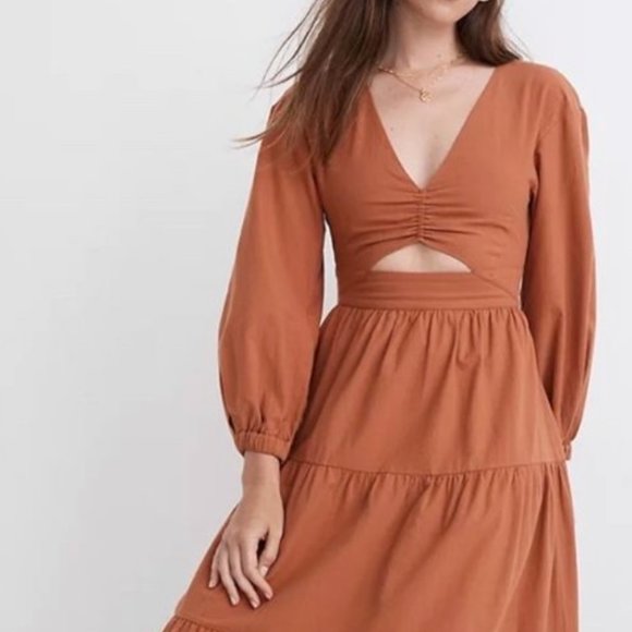 Madewell Dresses & Skirts - NEW MADEWELL  Bittersweet Long sleeve maxi dress size 0